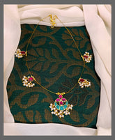 Invisible Chain In Kundan - KN00437